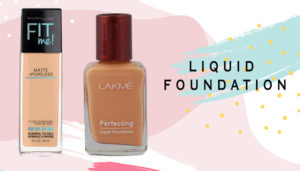 different types of liquid foundation makeup