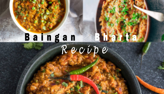 Step By Step Baingan Bharta Recipe (Punjabi Eggplant)