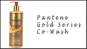 pantene gold series co wash